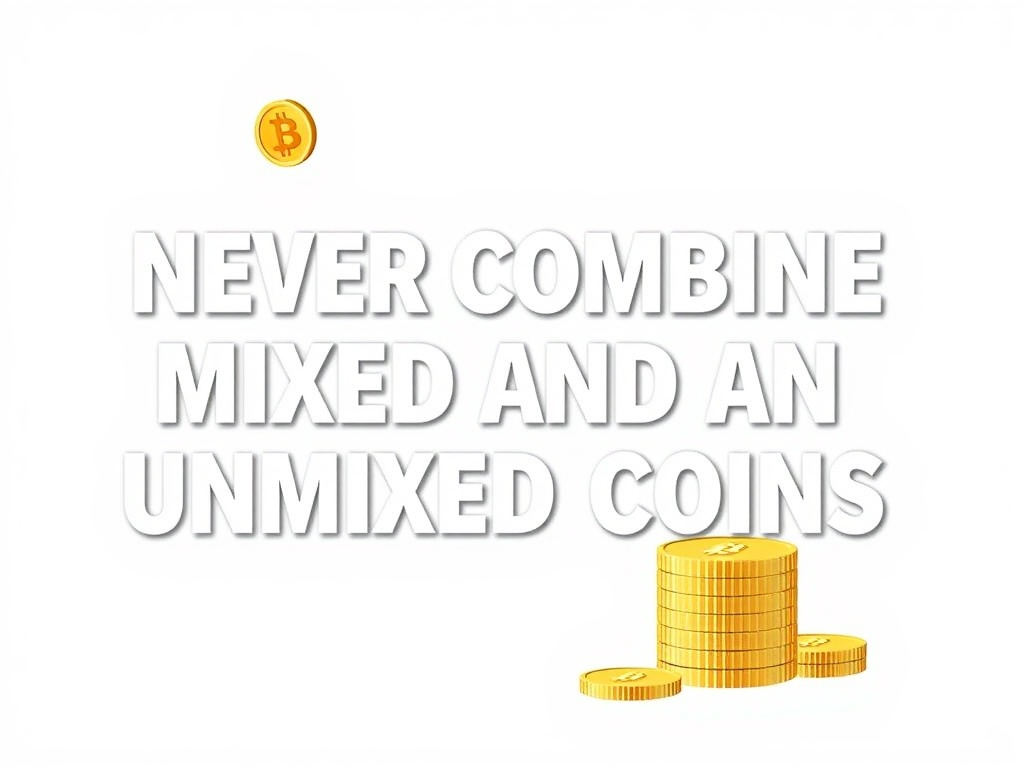 Why You Should Never Combine Mixed and Unmixed Coins in Cryptocurrency Transactions